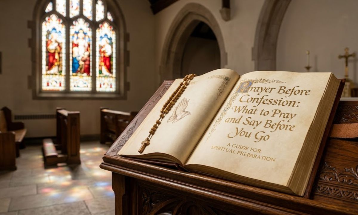 Prayer Before Confession What to Pray and Say Before You Go