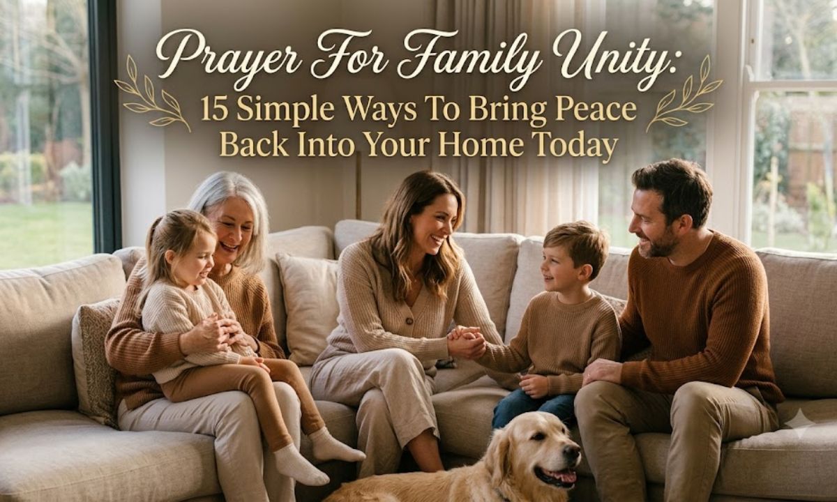 Prayer For Family Unity 15 Simple Ways To Bring Peace Back Into Your Home Today