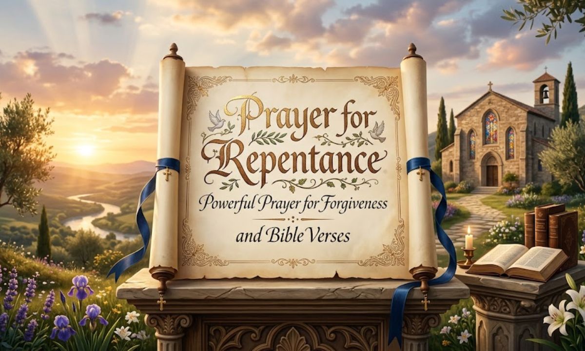 Prayer for Repentance Powerful Prayer for Forgiveness and Bible Verses