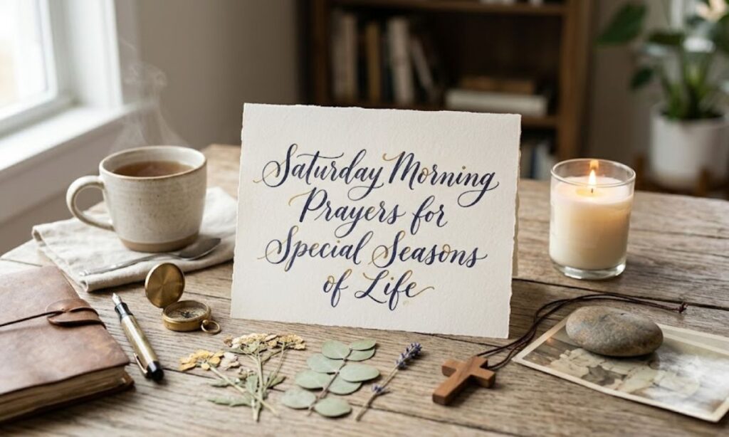 Saturday Morning Prayers for Special Seasons of Life