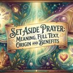 Set Aside Prayer Meaning, Full Text, Origin and Benefits
