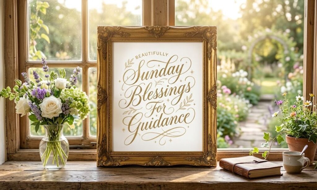 Sunday Blessings For Guidance