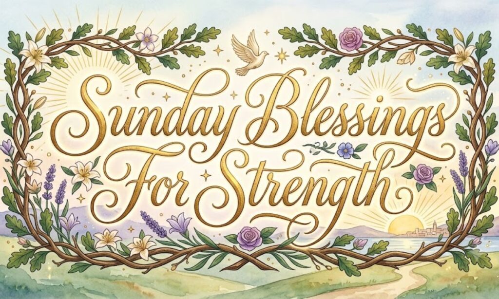 Sunday Blessings For Strength