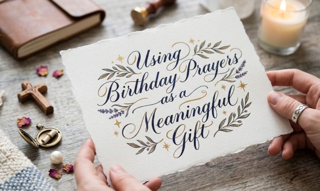 Using Birthday Prayers as a Meaningful Gift