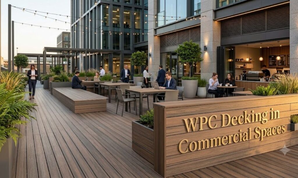 WPC Decking in Commercial Spaces