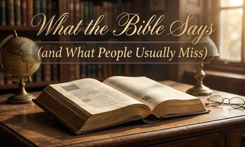What the Bible Says (and What People Usually Miss)