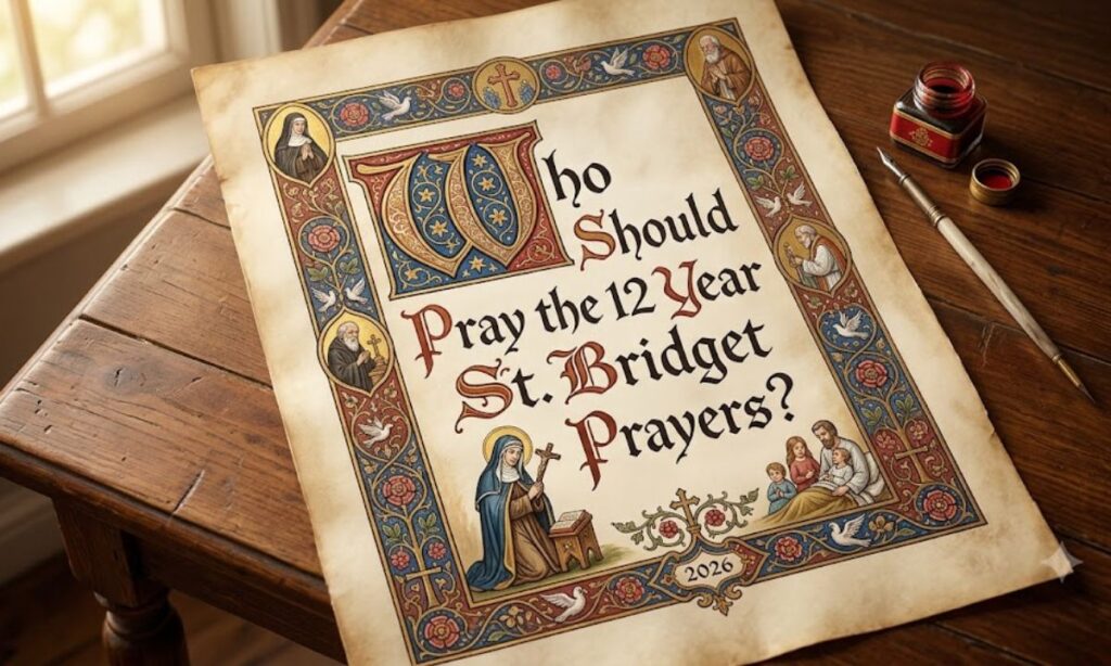 Who Should Pray the 12 Year St. Bridget Prayers